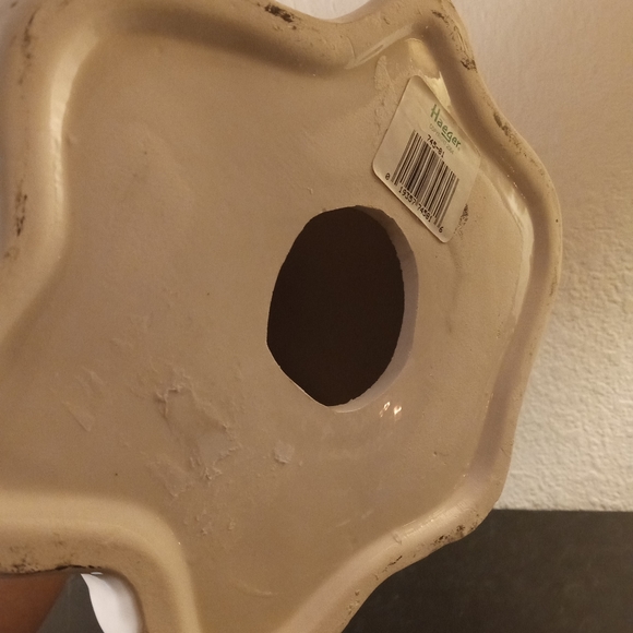 RARE HTF EXQUISITE Haeger 21"x12" Ceramic White Peacock Sculpture. - Picture 9 of 10